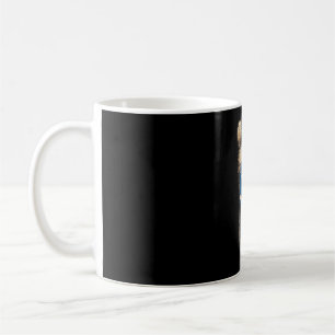 Taza De Café Huella de pie de Bigfoot acampando montaña sasquat
