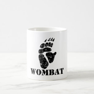 Taza De Café Huella de Wombat