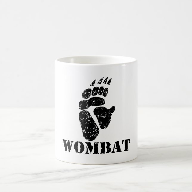 Taza De Café Huella de Wombat (Centro)