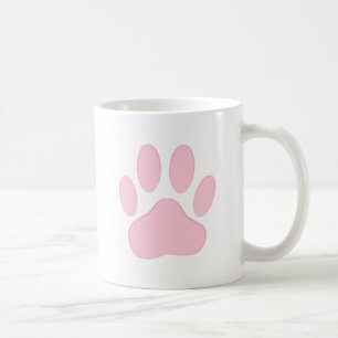 Taza De Café Huella rosa