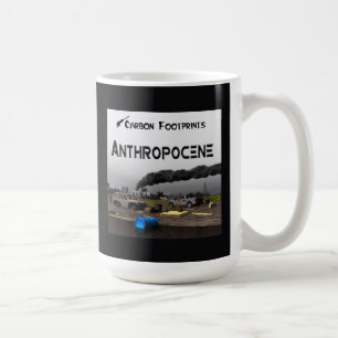 Taza De Café Huellas de carbono - Antropoceno