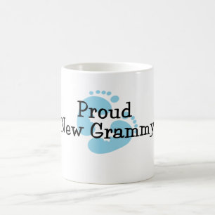 Taza De Café Huellas de Orgulloso Nuevo Nieto
