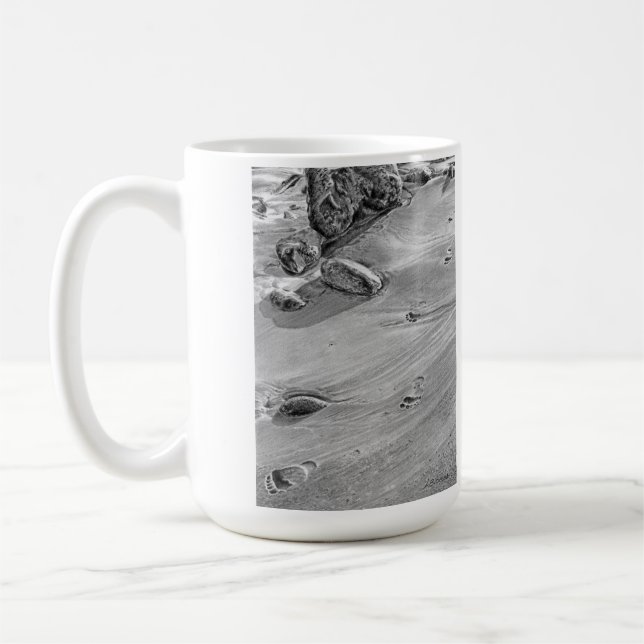 Taza De Café Huellas en la arena (Izquierda)