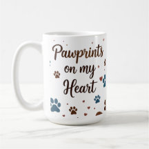 Huellas en My Heart 15 oz Mug