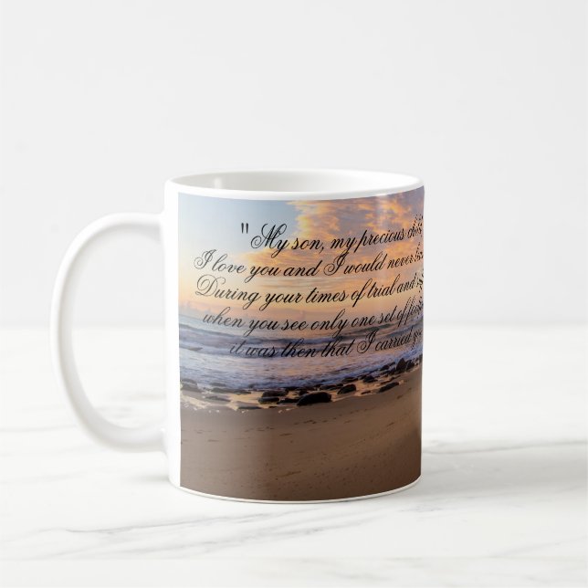 Taza De Café Huellas Inspiradoras terminadas (Izquierda)