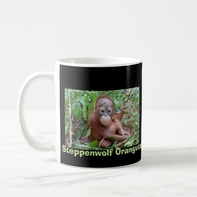 Taza De Café Huérfano del orangután de Steppenwolf (Izquierda)