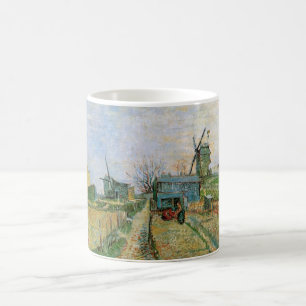 Taza De Café Huerto en Montmartre por Vincent van Gogh