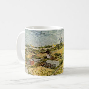 Taza De Café Huertos, Montmartre por Vincent van Gogh