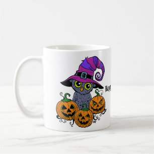 Taza De Café Hueso de Halloween y humor de calabazas