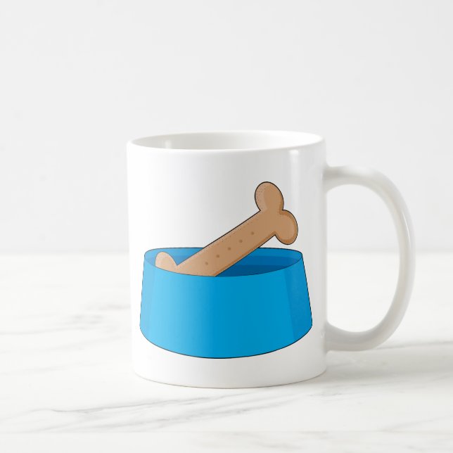 Taza De Café Hueso de perro en cuenco (Derecha)