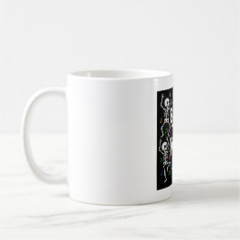 Taza De Café Hueso para ser salvaje bailando esqueletos café ta