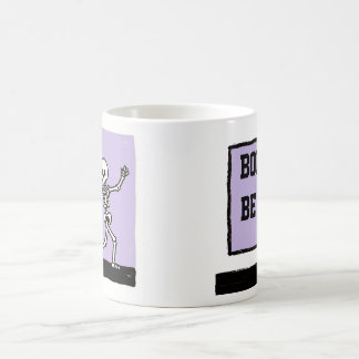 Taza De Café Hueso para ser salvaje esqueleto divertido bailand