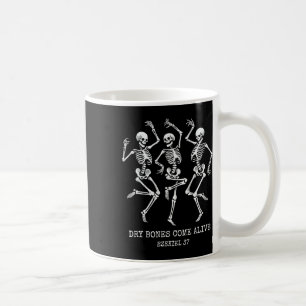 Taza De Café Hueso seco se anima Funny Skeleton bailando Hallow