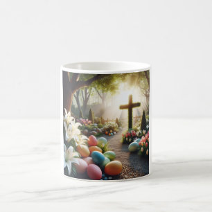 Taza De Café Huevo cruzado/de Pascua/Lilly