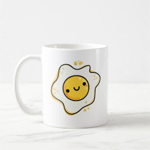 Taza De Café Huevo frito Kawaii
