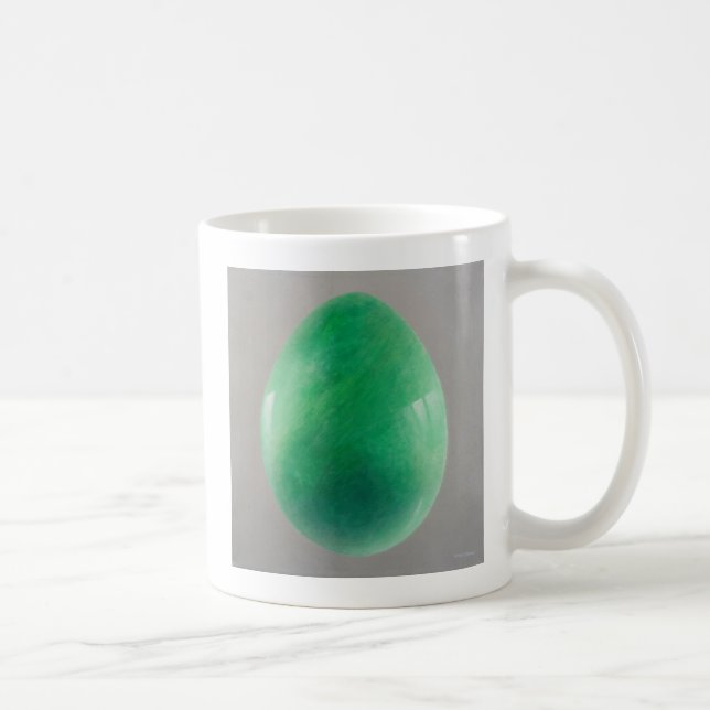 Taza De Café Huevo grande del jade (Derecha)