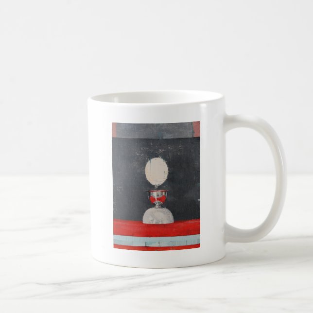 Taza De Café Huevo sobre rojo y negro (Derecha)