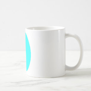 Taza De Café Huevo Sólido Cian El MUSEO Regalos Zazzle