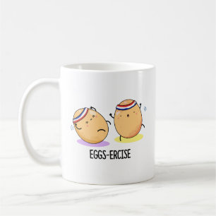Taza De Café Huevos aeróbicos en bruto