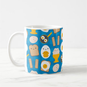 Taza De Café Huevos de Kawaii para el desayuno