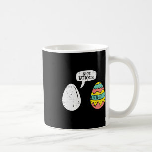 Taza De Café Huevos de Pascua Bonitos Tatuajes Divertida Caza H