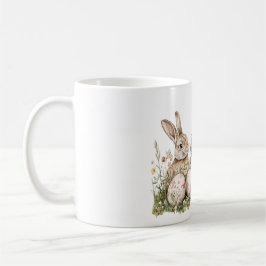 Taza De Café Huevos de Pascua de conejos