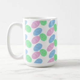 Taza De Café Huevos de Pascua Garabatos 
