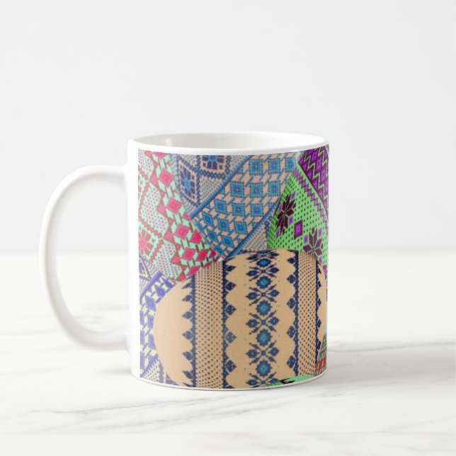 Taza De Café Huevos de Pascua Ucranianos (Pysanky) (Izquierda)