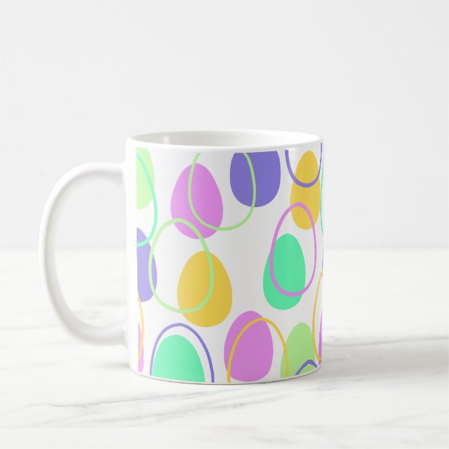 Taza De Café Huevos de Pascua y señala el café (Izquierda)
