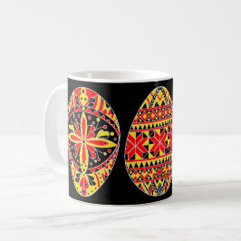Taza De Café Huevos de Pysanki Pascua