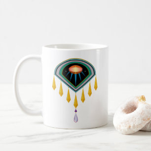 Taza De Café Huevos deco Space Classic Mug 11oz.