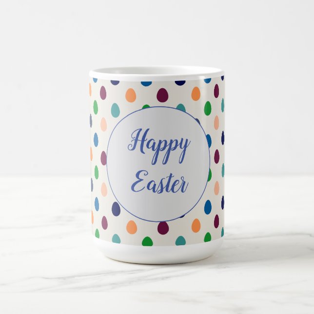 Taza De Café Huevos divertidos de Pascua (Centro)