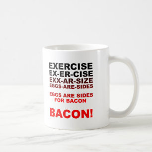 Taza De Café Huevos Para Bacon Funny Mug