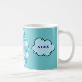 Taza De Café Huevos Pastel de Pascua y Bunny Mug
