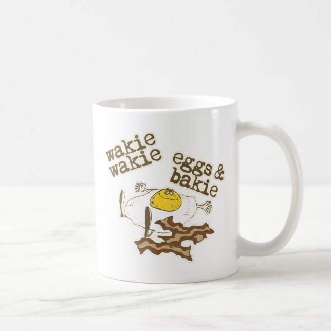 Taza De Café Huevos y Bakie de Wakie Wakie (Derecha)