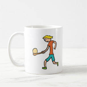 Taza De Café Huevos Y Carreras
