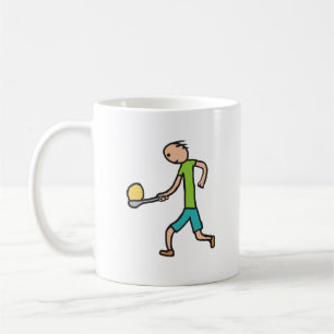 Taza De Café Huevos Y Carreras