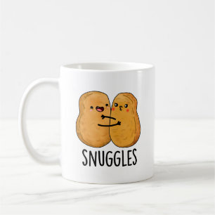 Taza De Café Huggs Divertido Nugget Pareja Pun