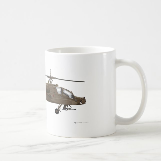 Taza De Café Hughes AH-64 Apache (Derecha)