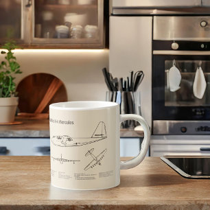 Taza De Café Hughes H-4 Hércules Spruce Goose - Planes de avión