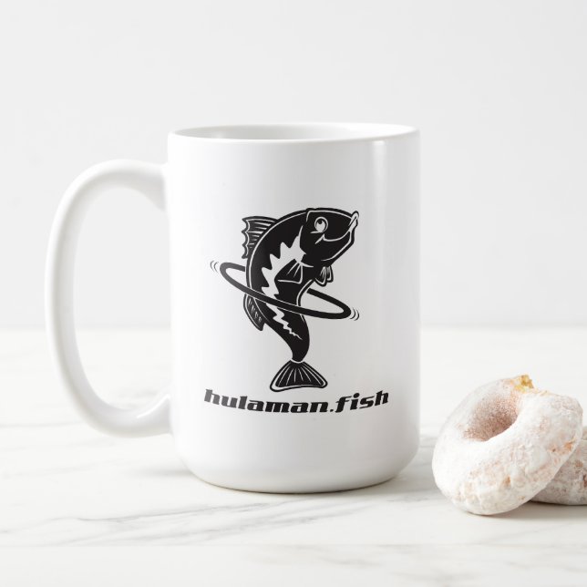 Taza De Café HulaMan 15oz Mug (Con donut)