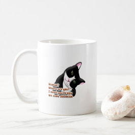 Taza De Café ¿Humano? ¿Dónde estás? Gato