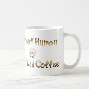 Taza De Café Humano instantánea