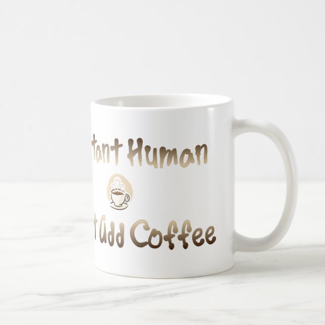 Taza De Café Humano instantánea (Derecha)
