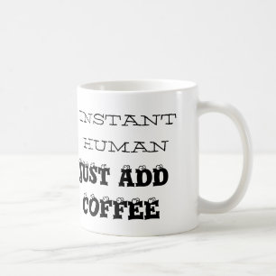 Taza De Café Humano instantáneo, solo añade café, café clásico