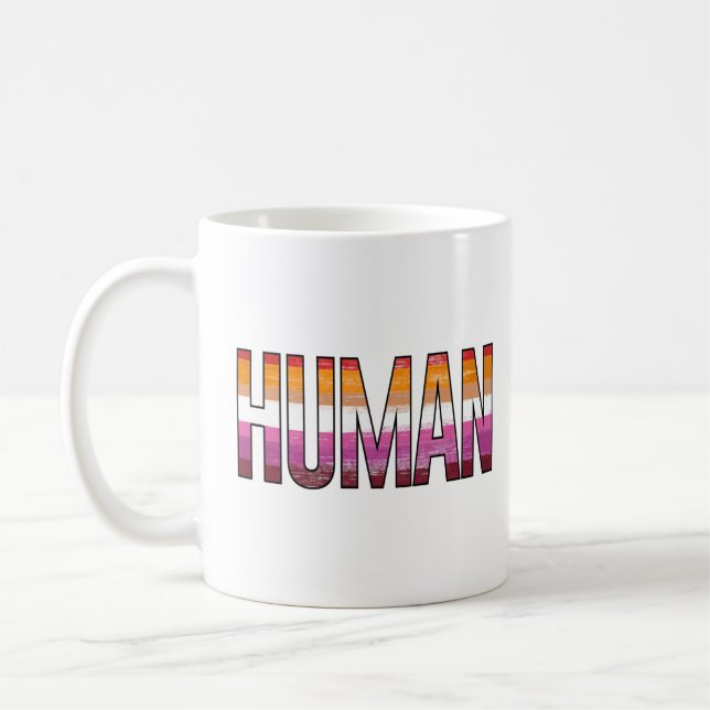 Taza De Café Humano Lesbiana (Izquierda)