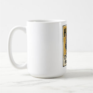 Taza De Café ¿Humanos? Diseño de Amante de Gato Negro
