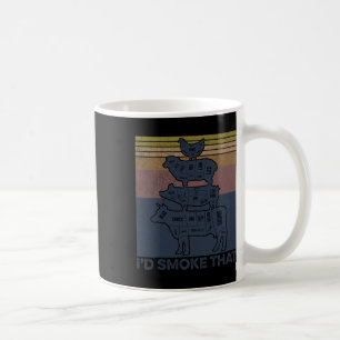 Taza De Café Humaría que el carnicero de cerdo de carne se hubi