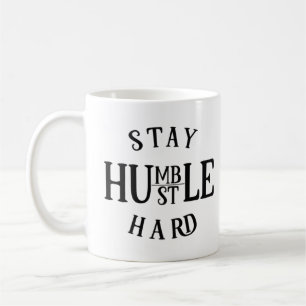 Taza De Café Humble declaración Minimalista de un liebre fundam