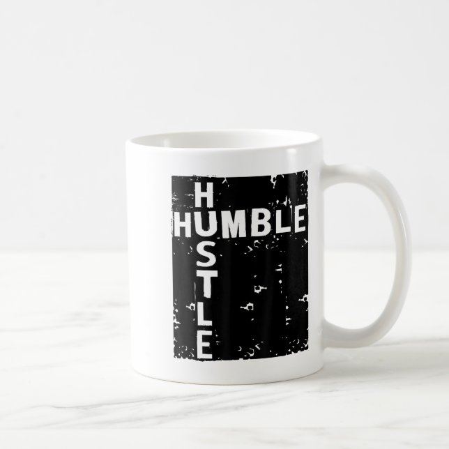 Taza De Café Humble Hustle Insrational Motivational Entrepreneu (Derecha)